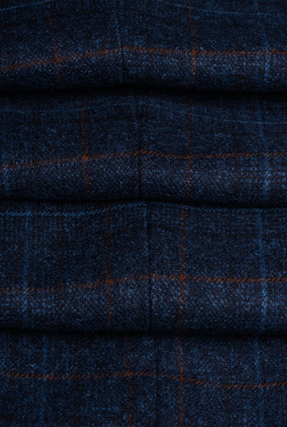 House of Cavani- Children's Cody Blue Tweed Three Piece Suit (Age 8 - 15 Years)