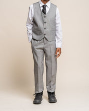 House of Cavani- Children's Reegan Grey Three Piece Suit (Age 8 - 15 Years)