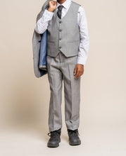 House of Cavani- Children's Reegan Grey Three Piece Suit (Age 8 - 15 Years)