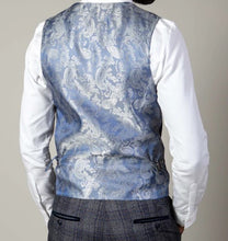 Marc Darcy- Kelvin Royal Blue Single Breasted Waistcoat