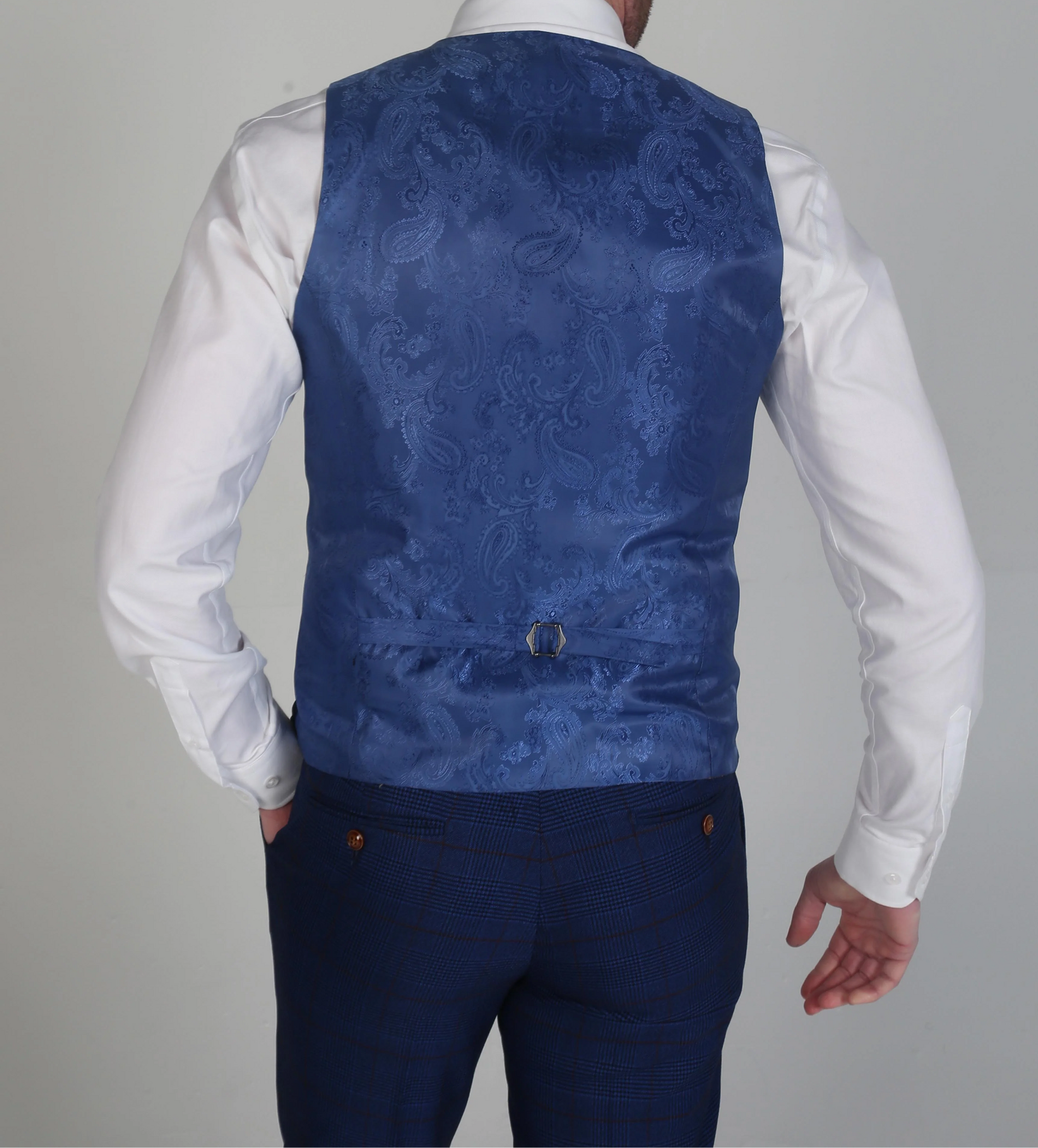 Paul Andrew- Alex Navy Waistcoat