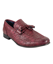 House of Cavani- Brindisi Dark Red Loafers