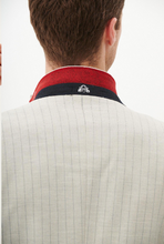 Marc Darcy- Grant Stone Pinstripe Blazer