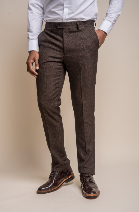 House of Cavani- Caridi Brown Trouser