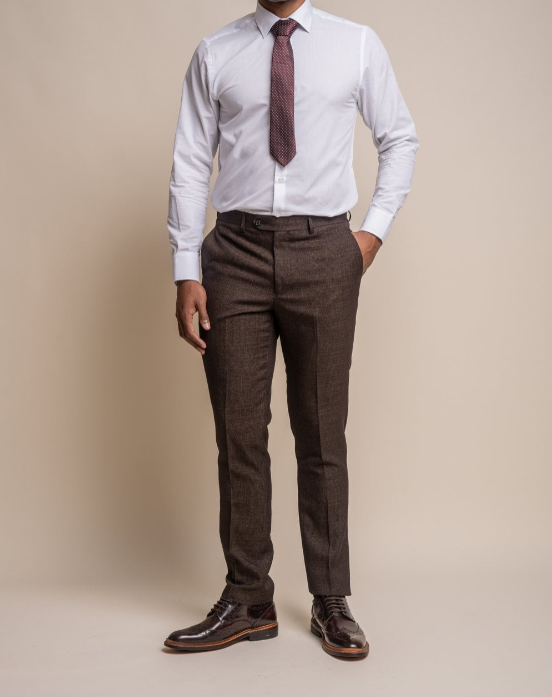 House of Cavani- Caridi Brown Trouser