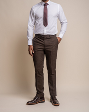 House of Cavani- Caridi Brown Trouser