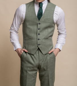 House of Cavani- Miami Sage Waistcoat