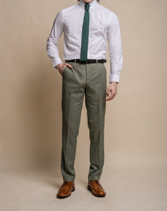 House of Cavani- Miami Sage Slim Fit Trouser
