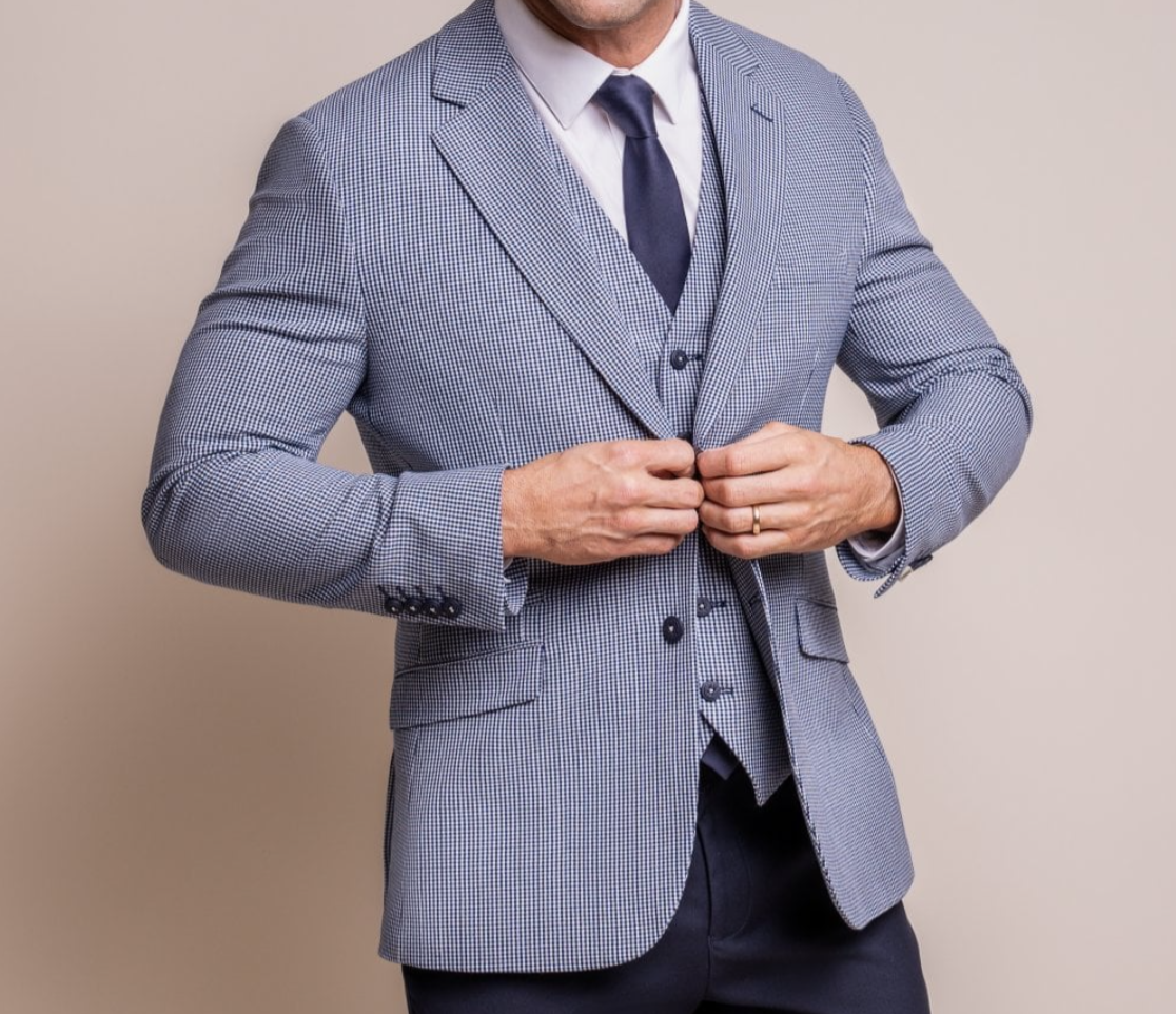 House of Cavani- Baresi Navy Blazer