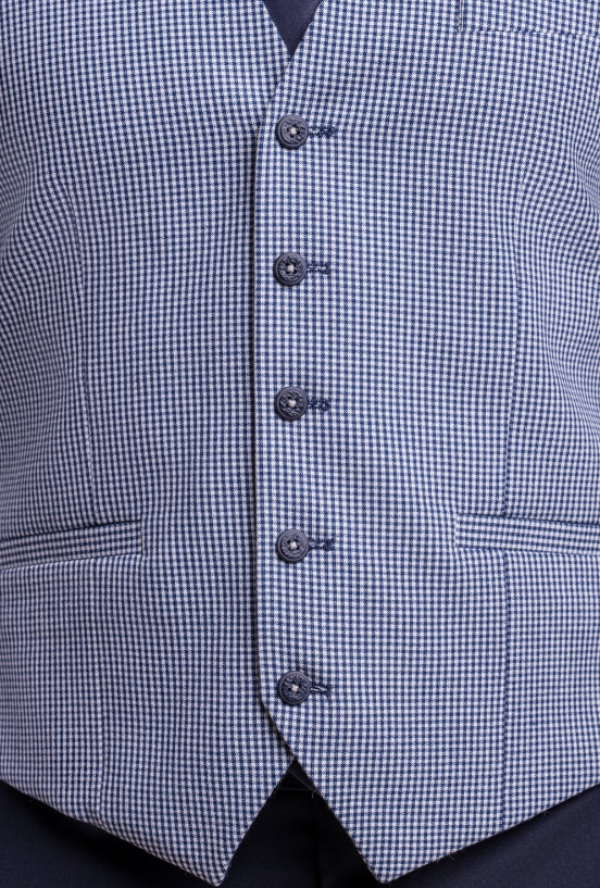 House of Cavani- Baresi Navy Waistcoat