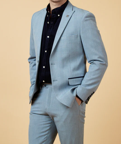 Marc Darcy- Bromley Sky Check Blazer