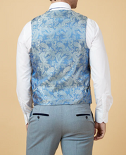 Marc Darcy- Bromley Sky Check Waistcoat