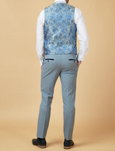 Marc Darcy- Bromley Sky Check Waistcoat