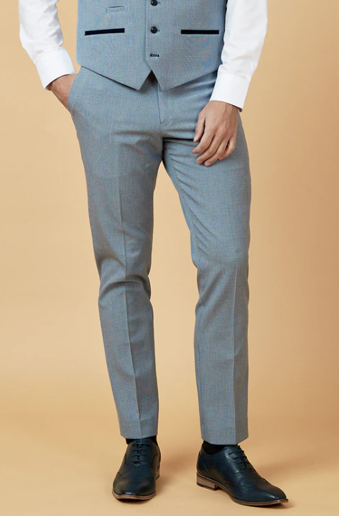 Marc Darcy- Bromley Sky Check Trouser