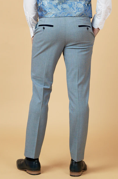 Marc Darcy- Bromley Sky Check Trouser