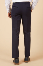 Marc Darcy- Bromley Navy Check Trouser