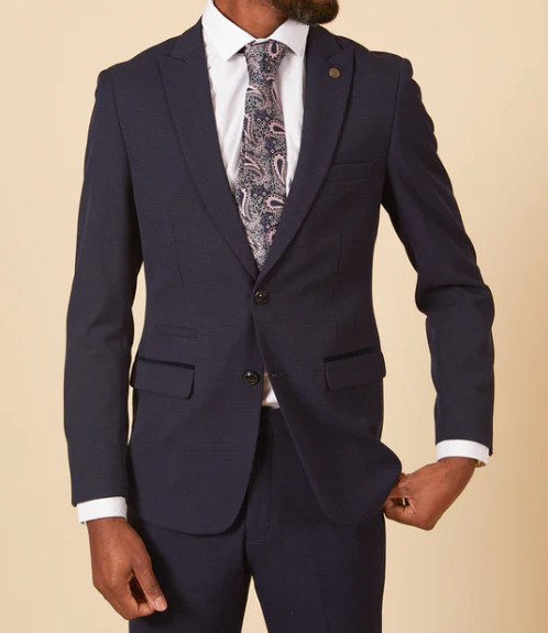 Marc Darcy- Bromley Navy Check Blazer