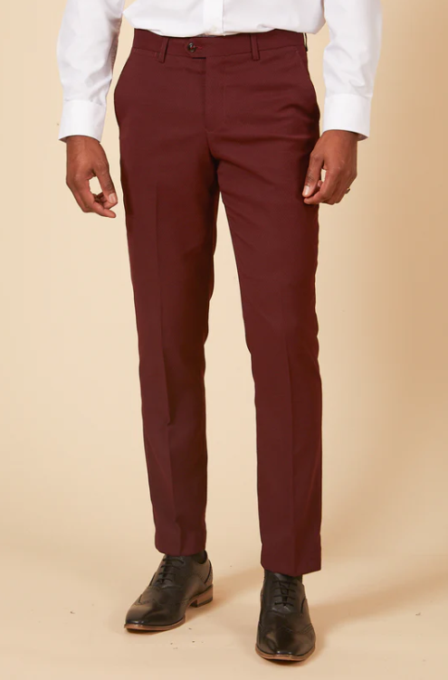 Marc Darcy- Max Wine Tailored Trouser