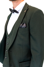 Marc Darcy- Bromley Olive Green Check Blazer