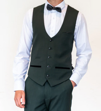 Marc Darcy- Bromley Olive Green Check Waistcoat