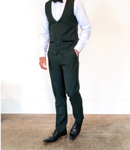 Marc Darcy- Bromley Olive Green Check Waistcoat