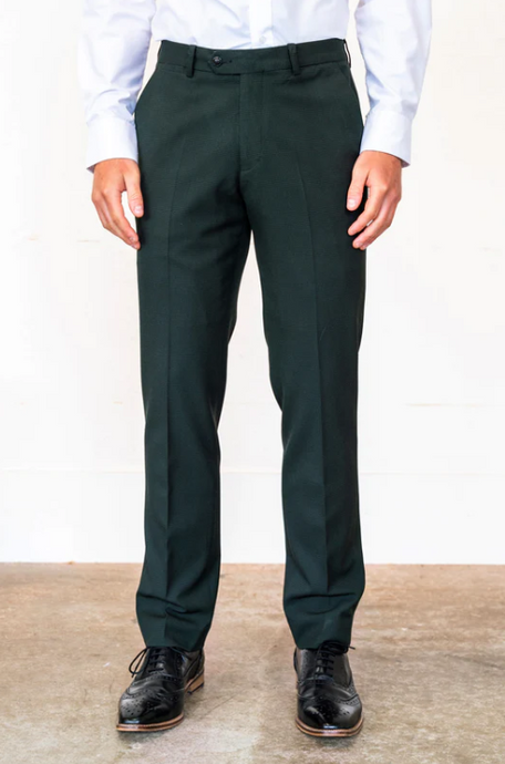 Marc Darcy- Bromley Olive Green Check Trouser
