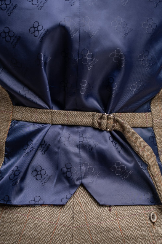House of Cavani- Gaston Sage Tweed Waistcoat