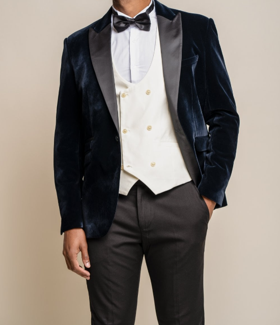 House of Cavani- Rosa Navy Blazer