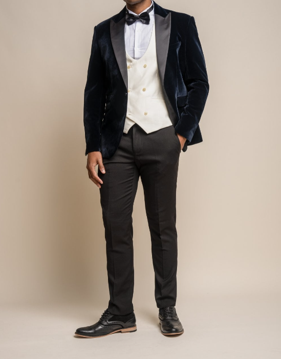 House of Cavani- Rosa Navy Blazer