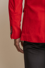 House of Cavani- Rosa Red Blazer