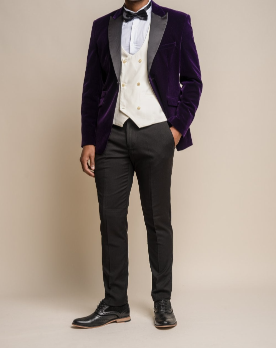 House of Cavani- Rosa Lilac Slim Fit Blazer