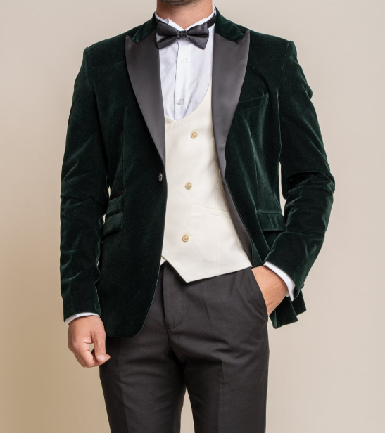 House of Cavani- Rosa Forest Green Blazer