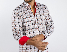 Claudio Lugli- White Musical Instruments Shirt (CP-6794)
