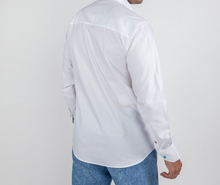 Claudio Lugli- White Texture Jacquard Shirt (CP-6803)