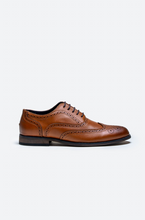 House of Cavani- Clark Tan Brogue Shoes