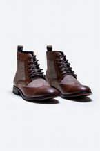 House of Cavani - Jones Brown Lace Up Boots