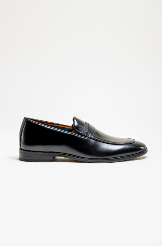House of Cavani- Reno Black Loafers