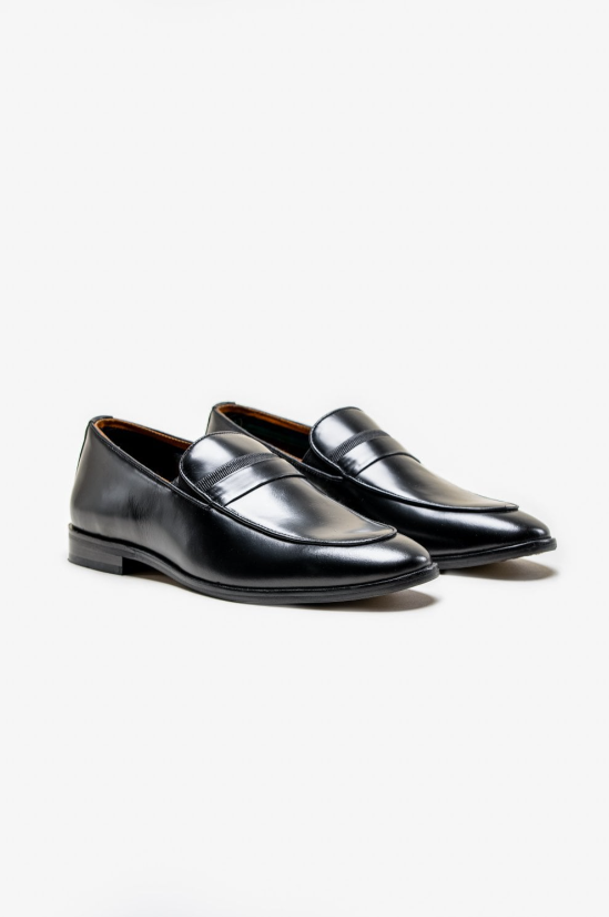 House of Cavani- Reno Black Loafers