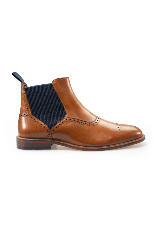 House of Cavani- Moriarty Tan Boots