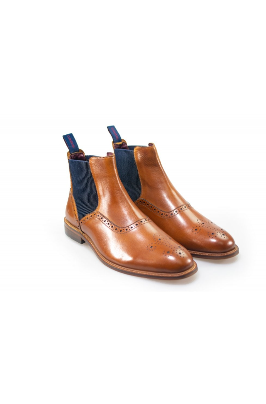 House of Cavani- Moriarty Tan Boots