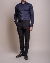 House of Cavani- Monaco Navy Long Sleeve Shirt