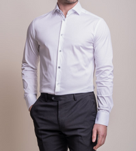 House of Cavani- Monaco White Long Sleeve Shirt