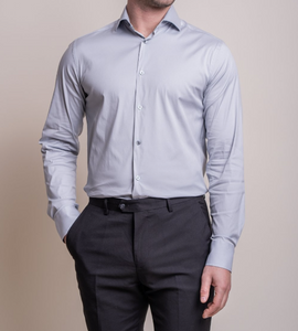 House of Cavani- Monaco Ice Blue Long Sleeve Shirt