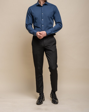 House of Cavani- Ashley Blue Long Sleeve Shirt