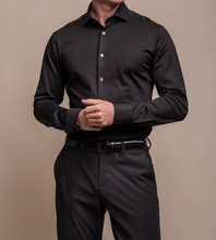 House of Cavani- Ashley Black Long Sleeve Shirt