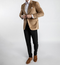 Claudio Lugli- Oregon Beige Cotton Velvet Blazer