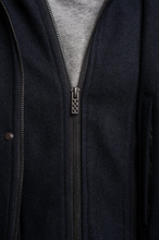 House of Cavani- Michigan Navy Coat With Hood