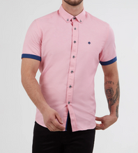 Mish Mash- Washed Red Regular Fit Summit Oxford Short Sleeve Shirt
