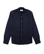 Mish Mash- Dark Navy Regular Fit Summit Oxford Long Sleeve Shirt