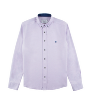 Mish Mash- Pale Lilac Regular Fit Summit Oxford Long Sleeve Shirt